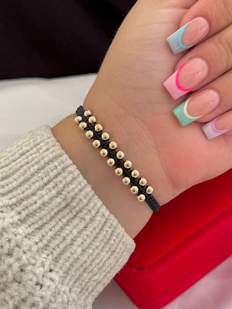 Pulsera Balín Liso 4mm 