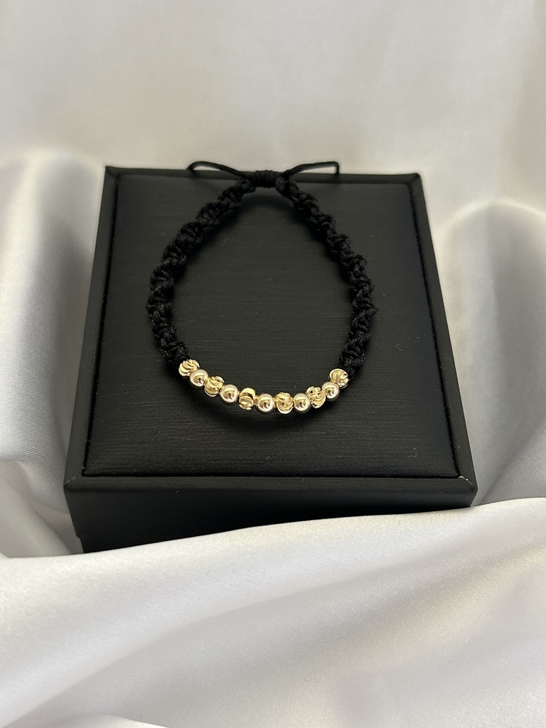 Pulsera balín Italy-liso 4 mm.