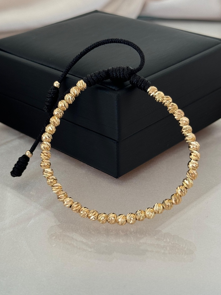 PULSERA FULL BALINES DIAMANTADOS - 4 MM.
