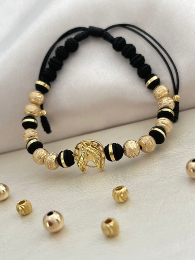 Pulsera Balín Diamantado 8 mm-Dije Fortune.